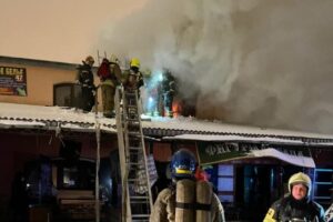 В Апраксином дворе произошел пожар
